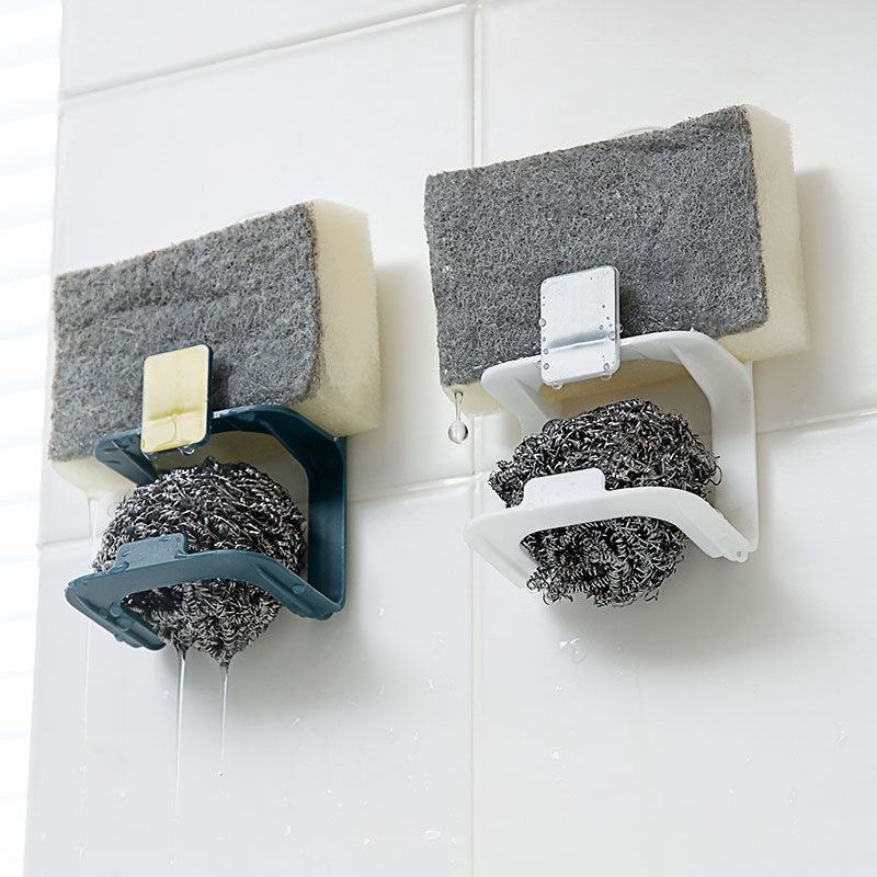 Giá Thoát Nước Bồn Rửa Nhà Bếp Hai Lớp Không Cần Khoan Giá Đựng Xốp, Giá Để Xà Phòng Bồn Rửa Nhà Bếp, Phụ Kiện Phòng Tắm Tổ Chức