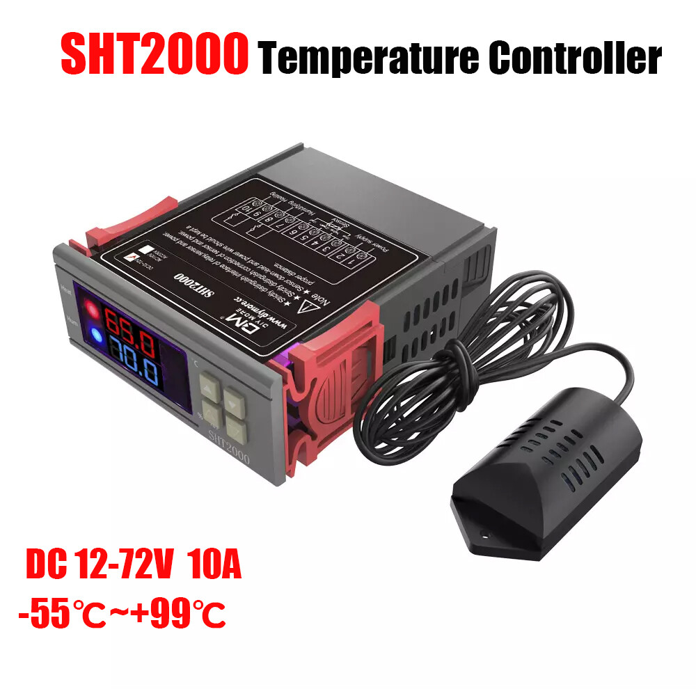Original Diymore SHT2000 Temperature & Humidity Hygrometer Thermostat Controller( AC110V-220V 10A/ DC 12-72V 10A )
