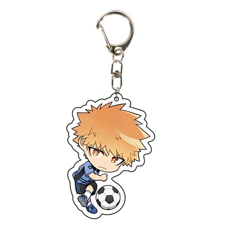 Anime BLUE LOCK Chaveiro Arcylic Keychain Figuras De Desenho Animado Isagi  Yoichi Bachira Meguru Kawaii Acessórios De Roupa De Presentes De Aniversário