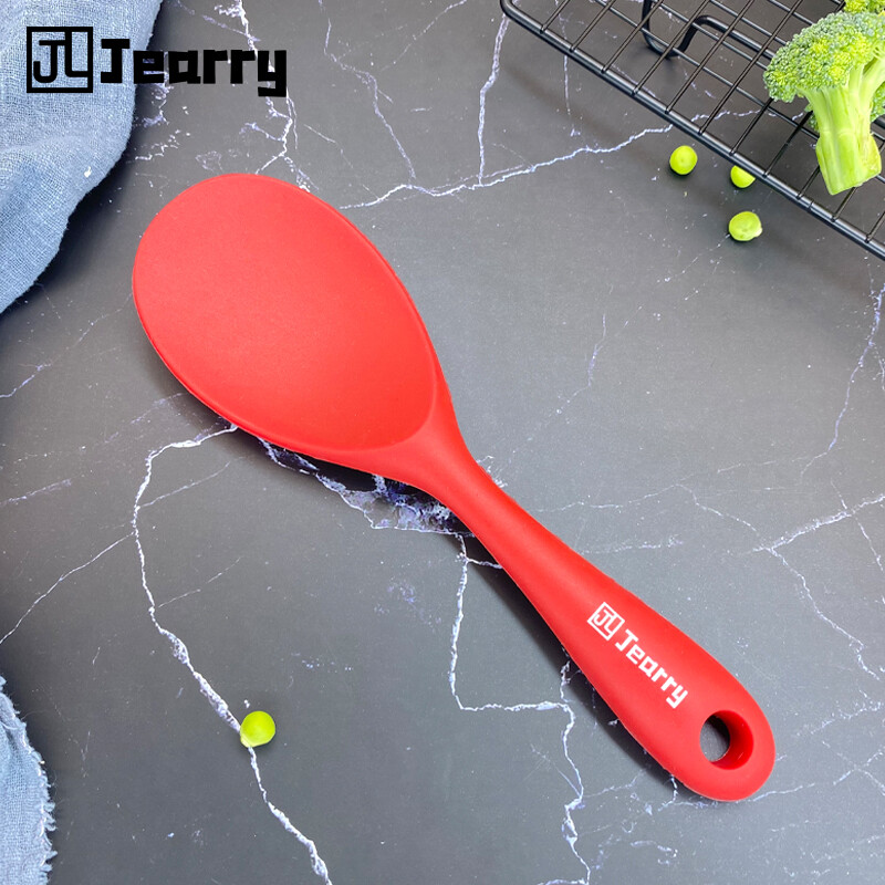 Jearry Muỗng cơm Silicone muỗng ăn Chất Lượng Cao gạo lức chảo thức ăn chịu nhiệt loại dụng cụ nhà bếp Silicone
