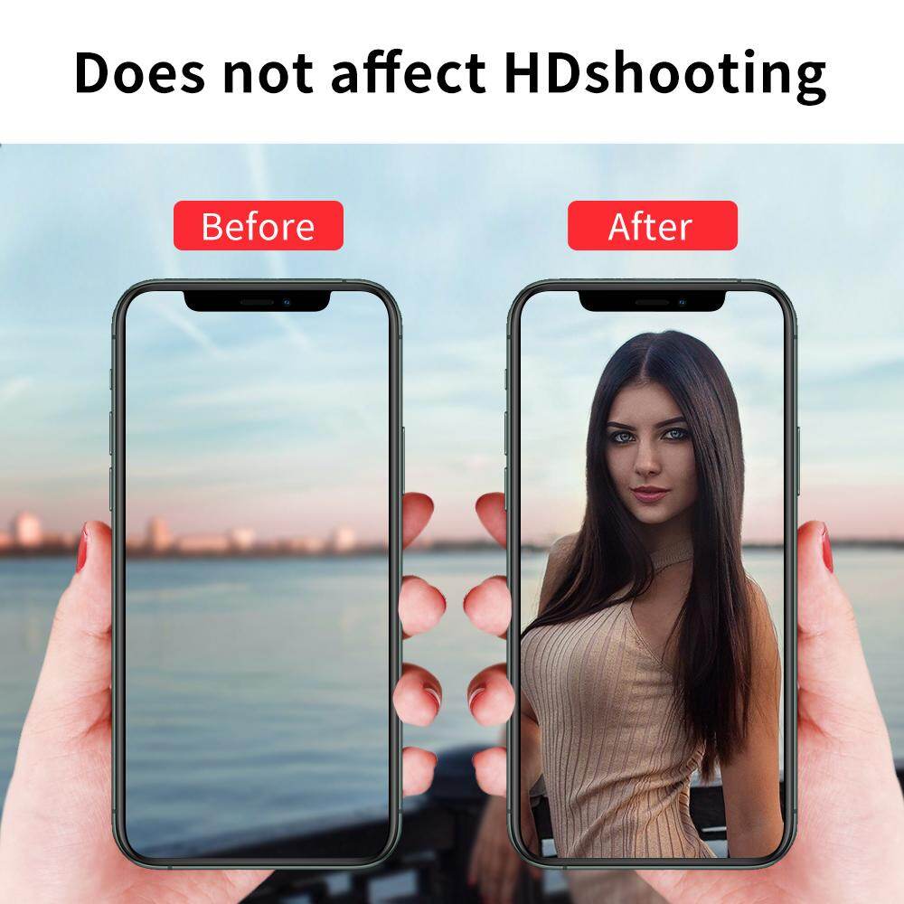 Zeallion 1Pcs Camera Len Protector case for Apple iPhone 11 12 Mini 13 14 15 Pro Max Clear Tempered Glass Anti-scratch 360 Full Protection Back Rear Camera Ring film Cover Sticker[ Ready in Stock]