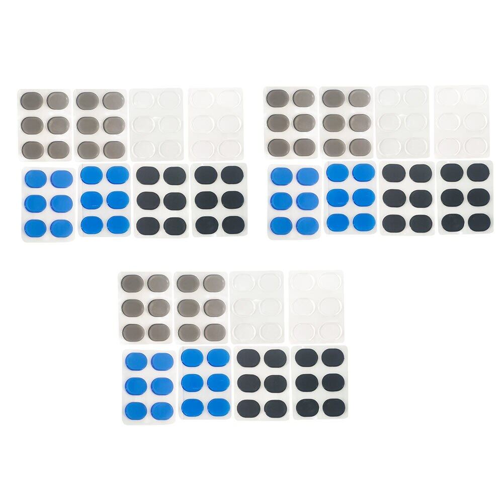 กลองซิลิโคน Mute Silencers Tone Control Pads รูปไข่อุปกรณ์เสริมกลองมือ