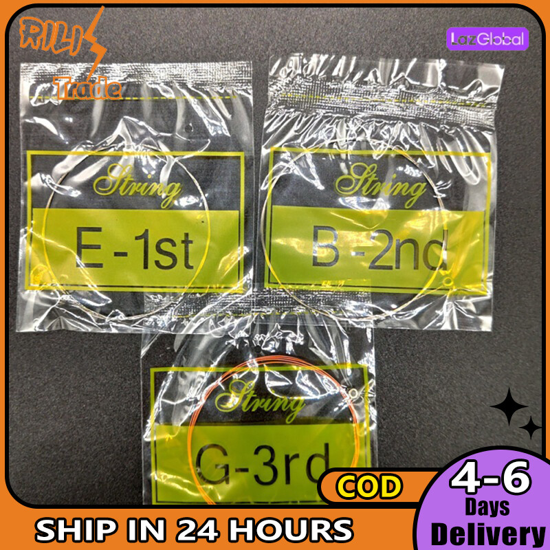 Acoustic Guitar Strings E-1st B-2nd G-3rd D-4th A-5th E-6th Single String Stainless Steel Wire Guitar Replacement Parts