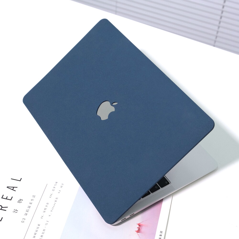 SisterHome Macbook Case Cut Out Logo Design for Macbook Air Case M2 M3 13.6 A2681 2023 2022 2020 M1 A2337 A2179 A1932 Macbook Pro Case 13.3inch A2338 A2289 A2251 Pro14 16 A2442 A2141 Air13 A1466 with Keyboard cover +Dust Plug