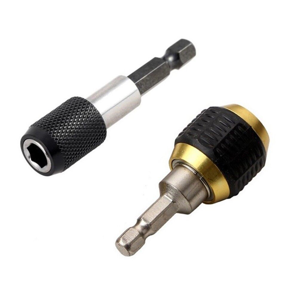 2pcs 1/4 'Hex Shank Keyless Drill Chuck Drill Bits Adapter For Conversion On Impact Drill Quick Change Convertor