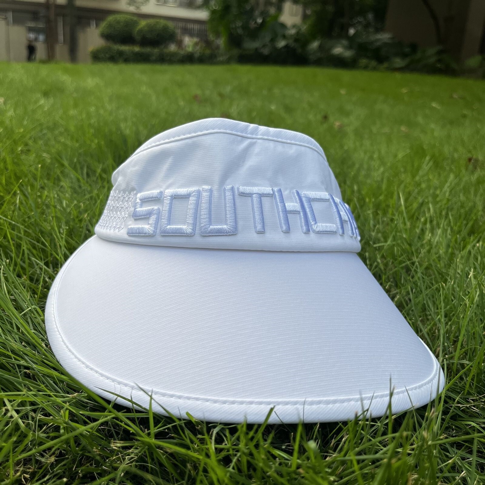 Korean Authentic SOUTHCAPE New golf hat women's outdoor sports sun protection hat large brim hat anti-UV breathable sun hat New style