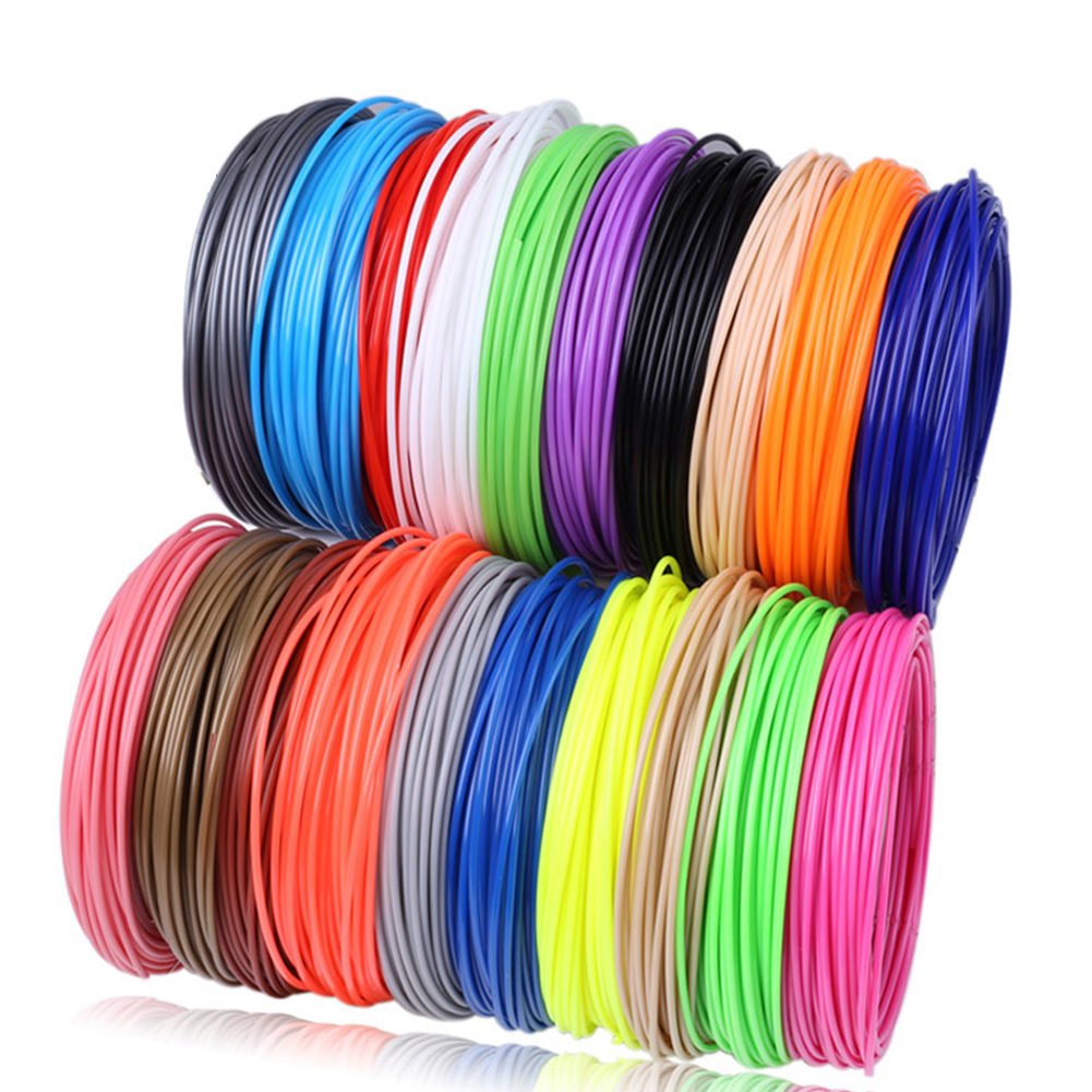 microgood 10/20 Colors 5m 1.75mm PLA Refill Filament Consumable for 3D Printer Drawing Pen