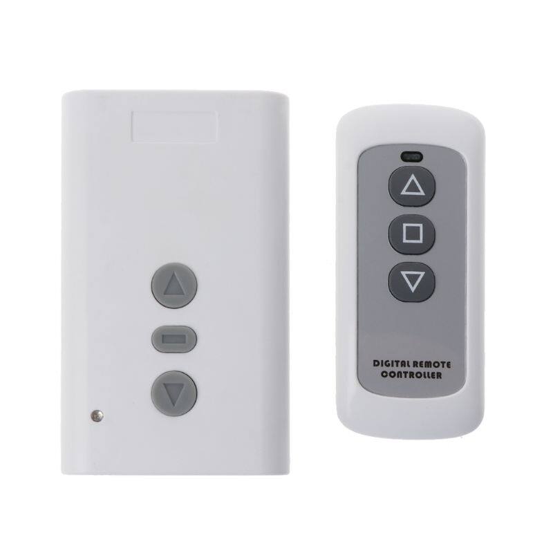 Bộ Thu Tiếp Sức AC220V 2CH 433MHz + Bộ Phát RF Công Tắc Điều Khiển Từ Xa Không Dây Cho Động Cơ Cửa Nhà Để Xe Điều Khiển Màn Chiếu Lùi