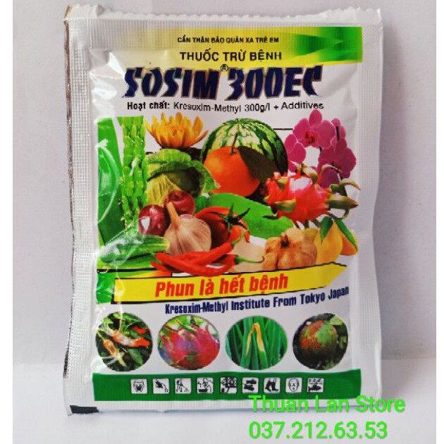 Thuốc trừ bệnh phổ rộng sosim 300ec