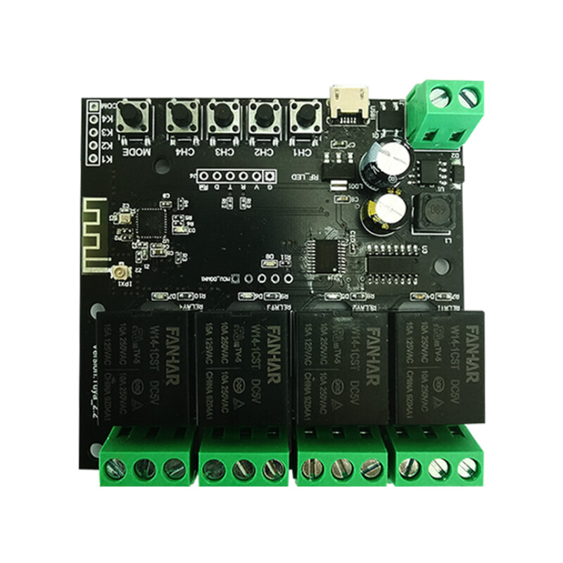 Athest Aubess WiFi Relay Tuya Smart Switch Module 12V Smart life APP Remote Control Timer DIY Inching Self-Locking Work with Alexa Home