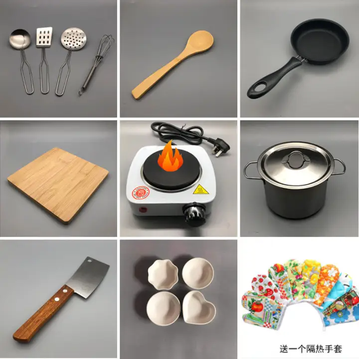 children's real cooking set