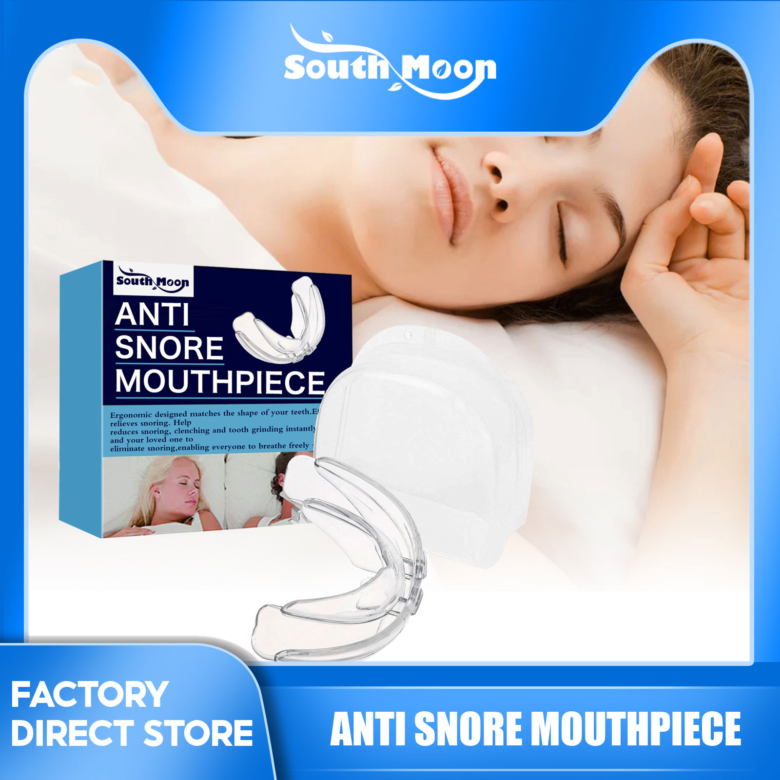 South Moon Anti Snoring Bruxism Mouth Guard Improve Sleeping Teeth ...