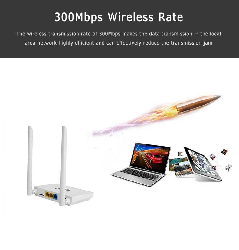 ROUTER WIRELESS WIFI SIM LAN 4G LTE MOBILE HOTSPOT 150MBPS CPE durevole