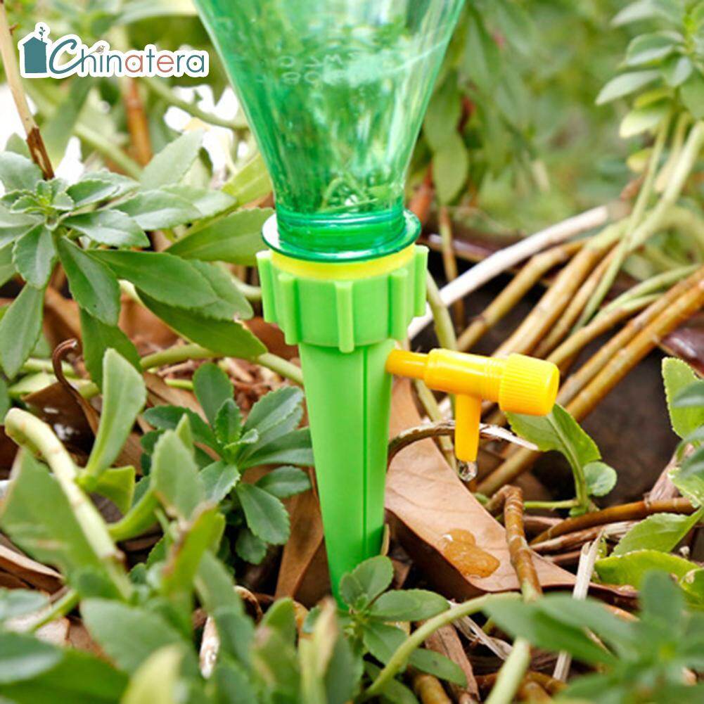 1/6/12pcs Plant Self Watering Adjustable Stakes Device Automatic Watering Spikes Irrigation System
