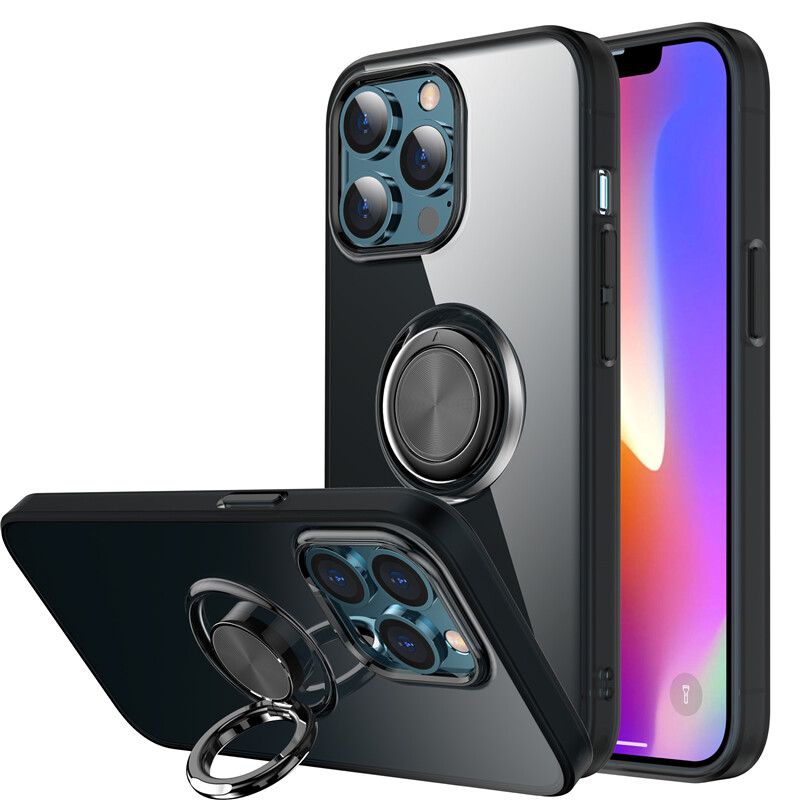  transparent phone case for iphone 14 pro max iphone 13 pro max iphone 12 pro max iphone 11 pro max iphone xs max XR x iphone 7plus 8plus 6s plus clear transparent case with ring holder build in stand phone case