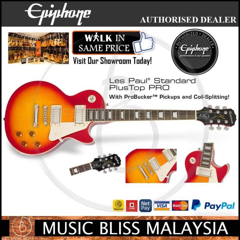 Epiphone Les Paul Standard Plustop Pro Electric Guitar (Heritage Cherry Sunburst) Malaysia