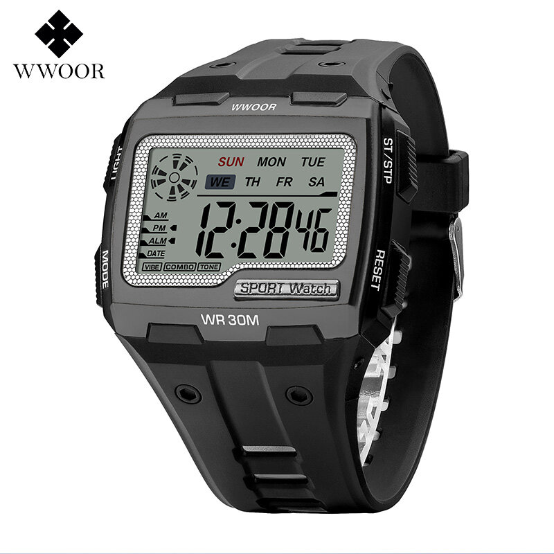 WWOOR 2022 New Style Men Waterproof Watch Outdoor Sports Watch for Men Original - 601