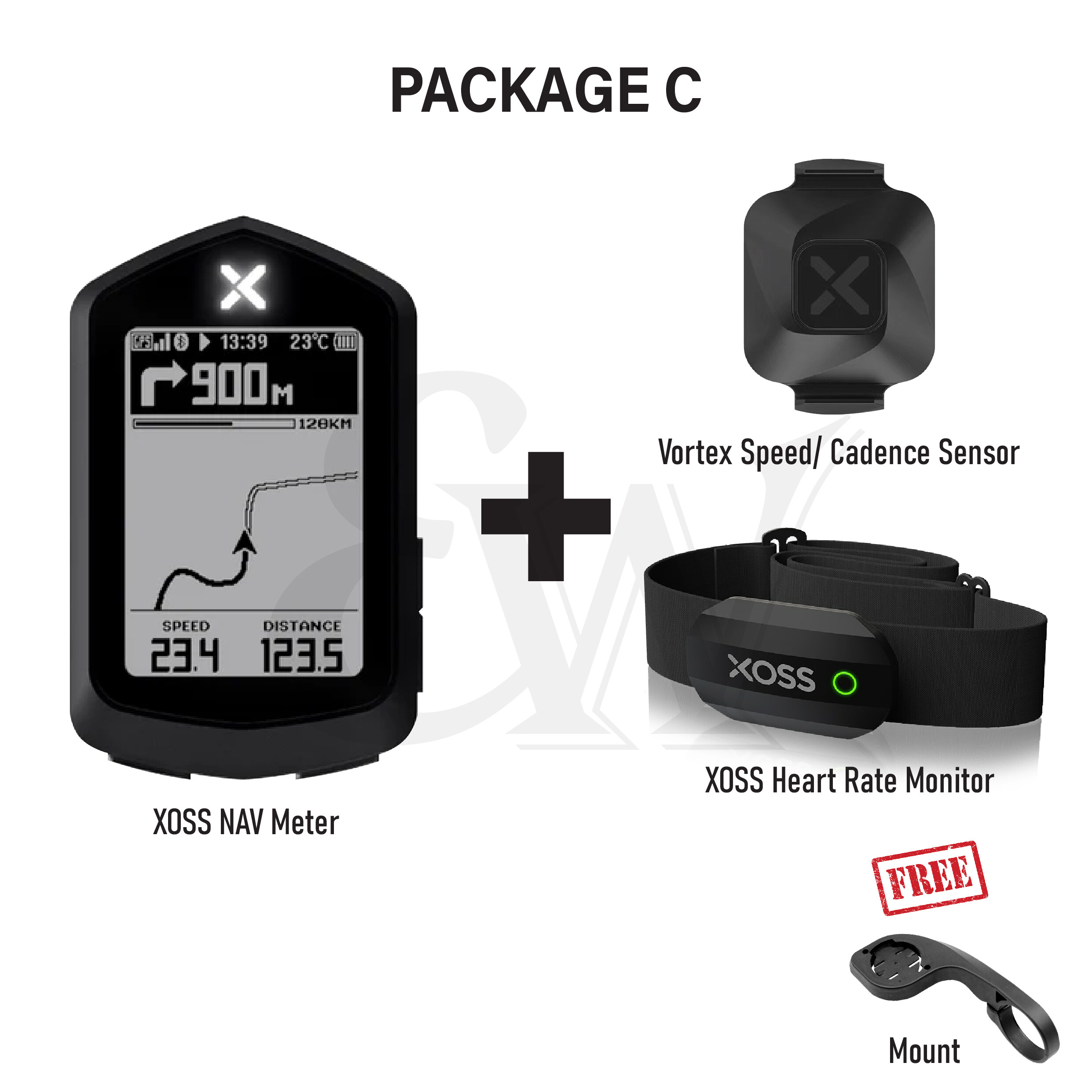 XOSS NAV New 2023 Bike Computer With Navigation Satellite System 2.4