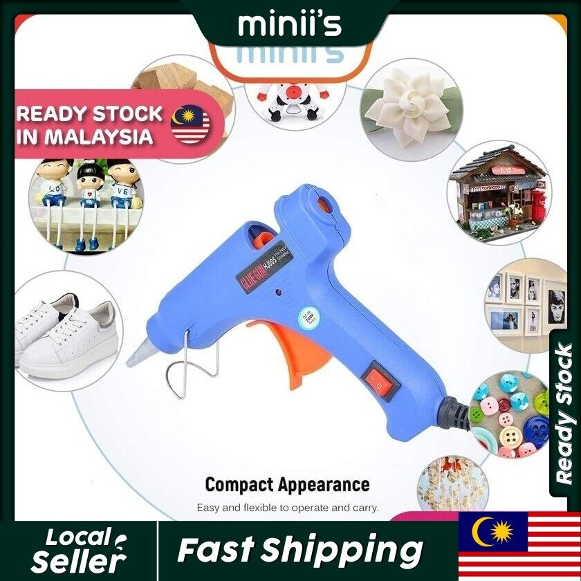 Malaysia Plug Hot Melt Glue Gun 20w Tools Heats Up Quickly Dent Repair
