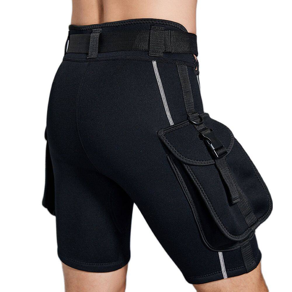 New Scuba Diving Shorts With Pocket 2Mm Neoprene Tech Shorts Wetsuits Spearfishing Surfing Shorts Canoeing Kayaking Shorts