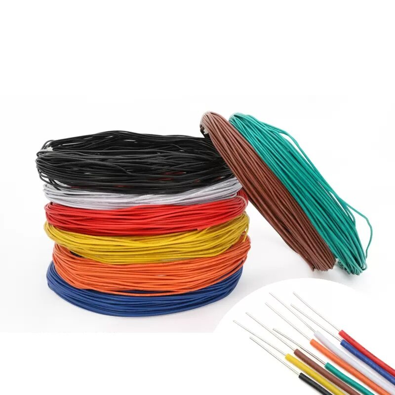 UL1007 PVC 20AWG Tinned Copper Single Core Wire Cable Line 10Meter