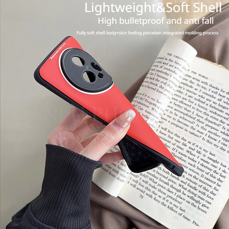Cho Honor Magic 5 Pro vỏ điện thoại Da Cảm Thấy Matte Honor Magic 4 Pro / Honor Magic 5 Cao cấp vỏ mềm Không dính vân tay chống sốc bảo vệ trường hợp