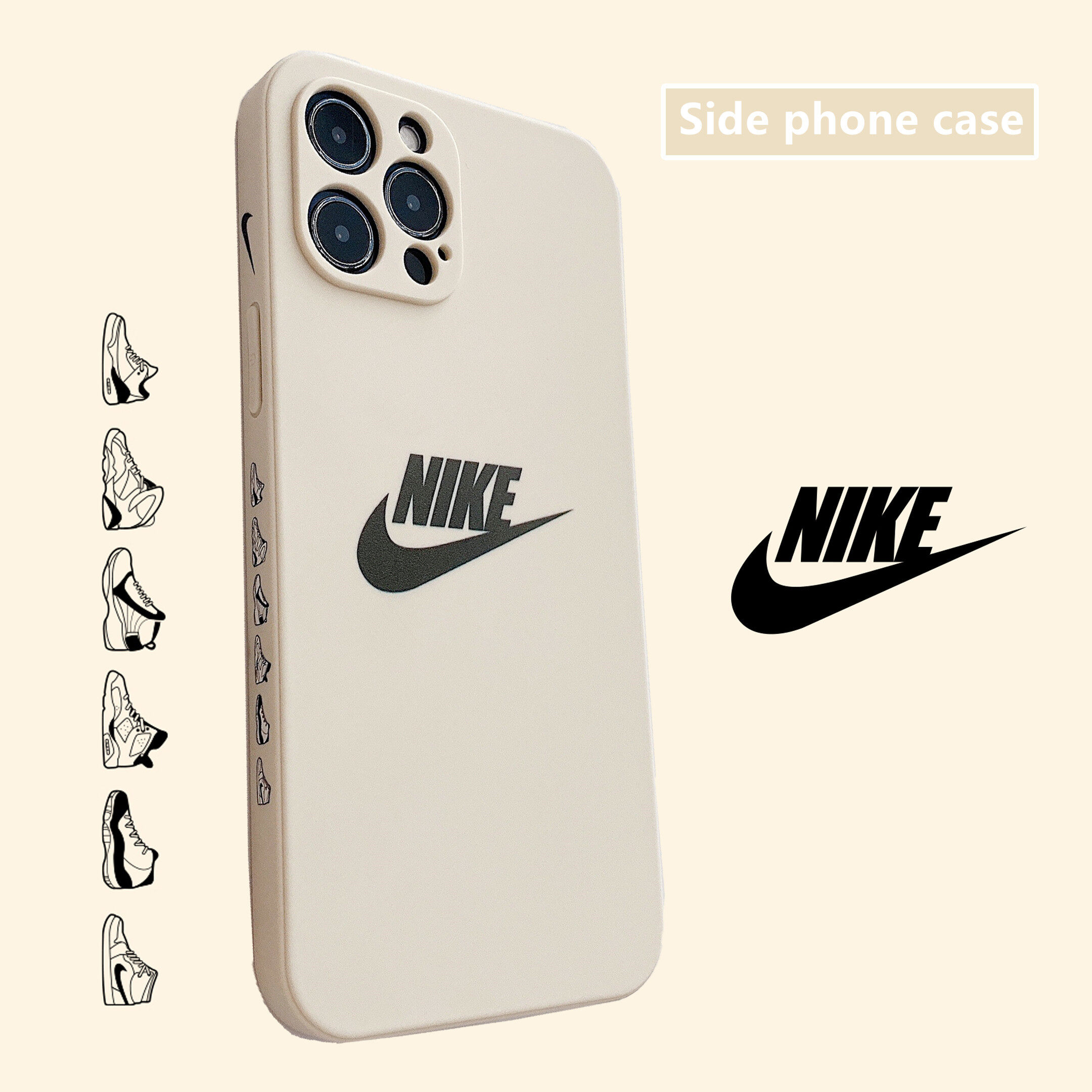 Fashion Side LOGO Candy Color Liquid Silicone Mobile Phone Case for IPhone 12 Mini 11 PRO AMX X XR XS AMX SE 2020 7 8 PLUS All-inclusive Anti-fall Soft Silicone Cover