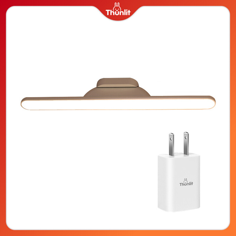 Thunlit Wall Mounted Desk Lamp 3000mAh Rechargeable Wall Lamp 3 Color Temperatures Stepless Dimming