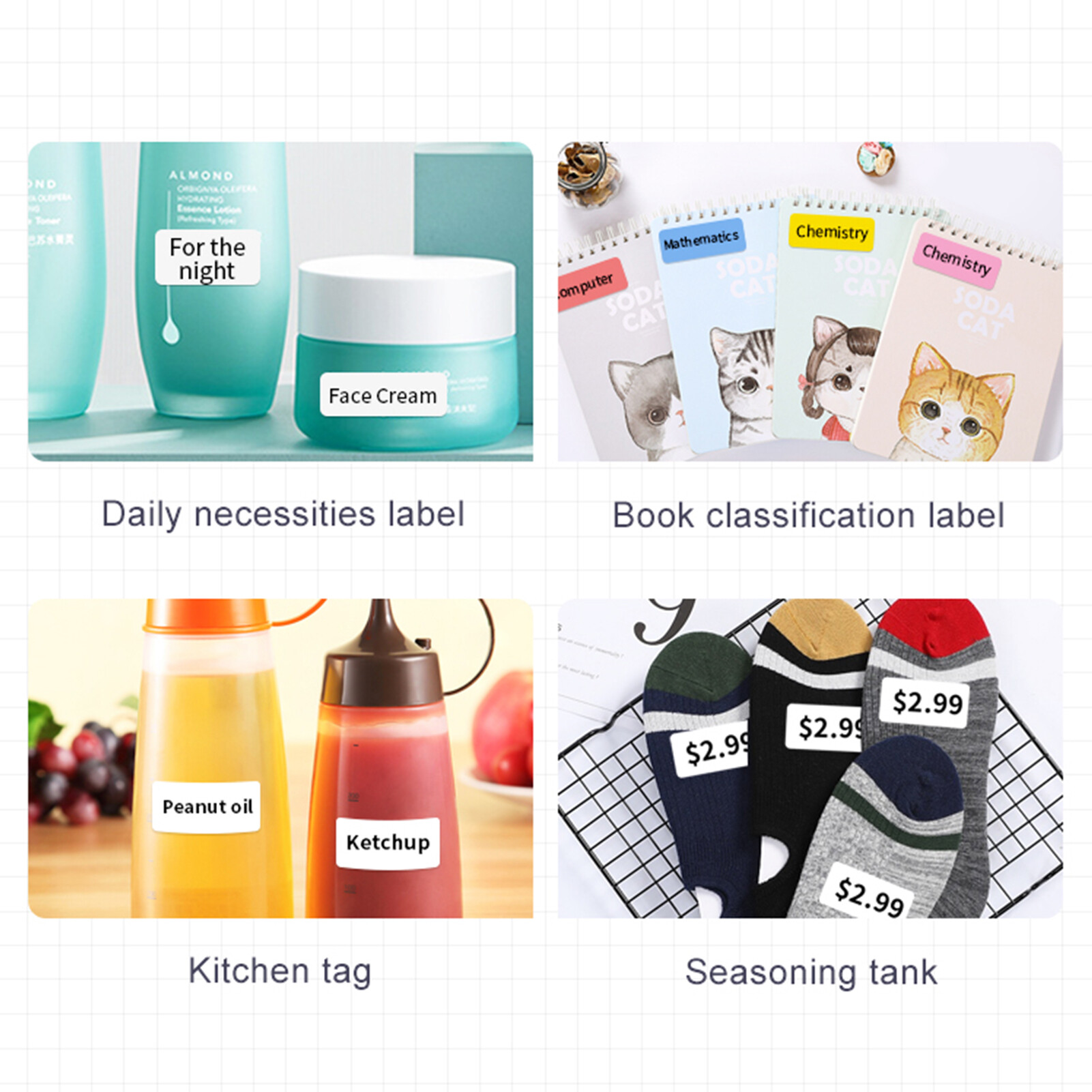 P50 Label Maker Machine Pocket Labeler Portable Thermal Sticker Printer for Organizing Adhesive Tag DIY Date Journal Study Stickers Support Wireless BT Connect Compatible with iOS Android for Retail Store Home Kitchen & Office Organization