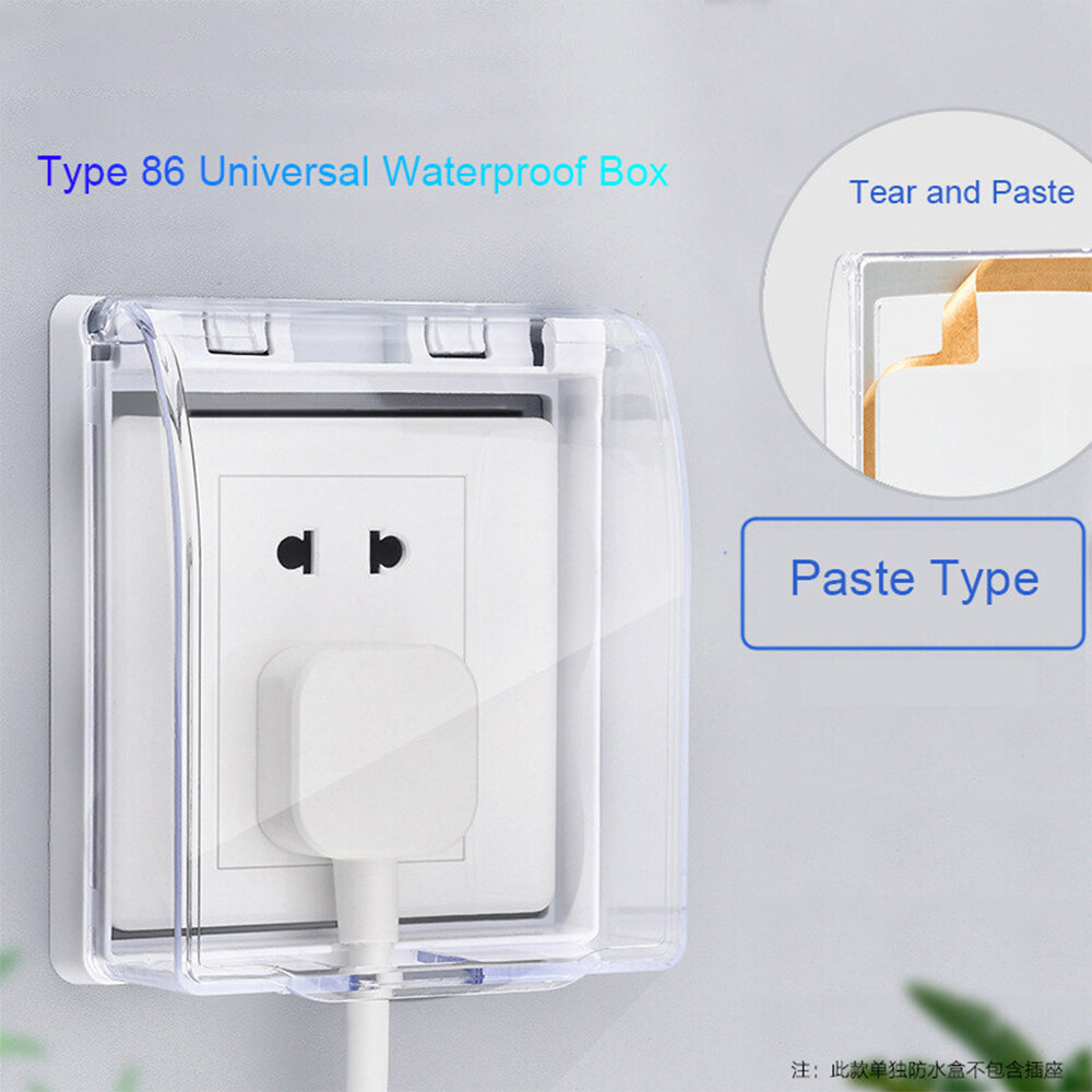 Punch-free switch socket protection cover waterproof universal wall socket dust-proof switch plate protection