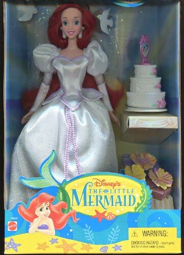 Disney's The Little Mermaid Ocean Bride Ariel Doll 1997 Mattel 18628 ...