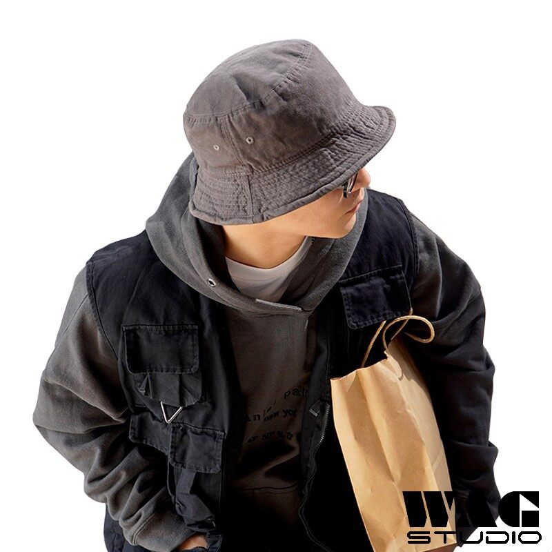 Nón Bucket Chất Liệu Denim Cho Nam Nữ