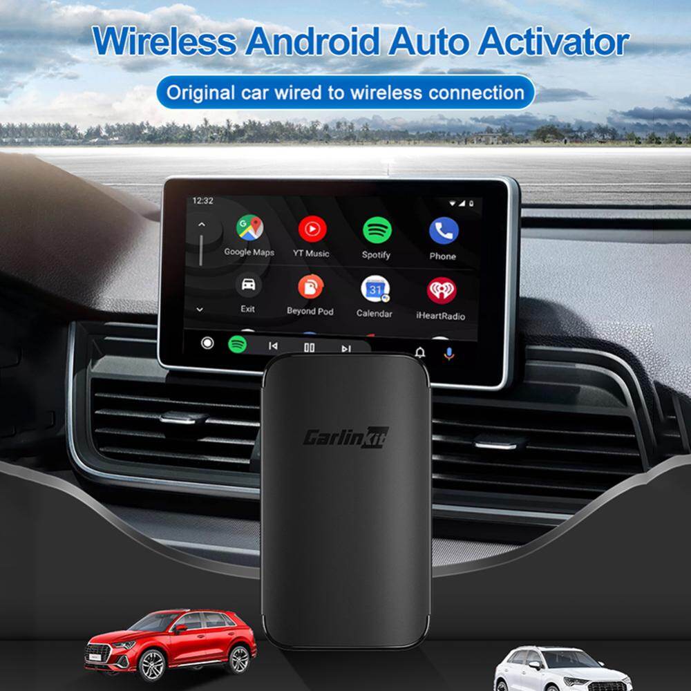 Carlinkit Wireless Carplay Adapter Fast Data Transmission Wired Android Auto To Wireless Auto Box Plug And Play Car Accessories