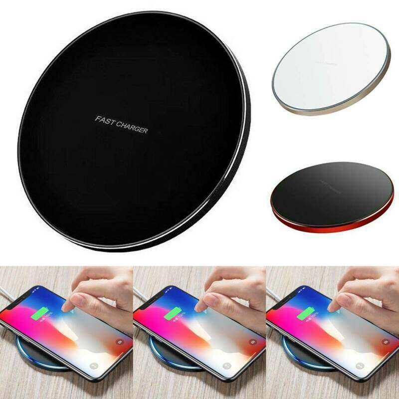 Đế Sạc Không Dây Nhanh Rose11 Qi, Dành Cho Điện Thoại Di Động Samsung iPhone Android