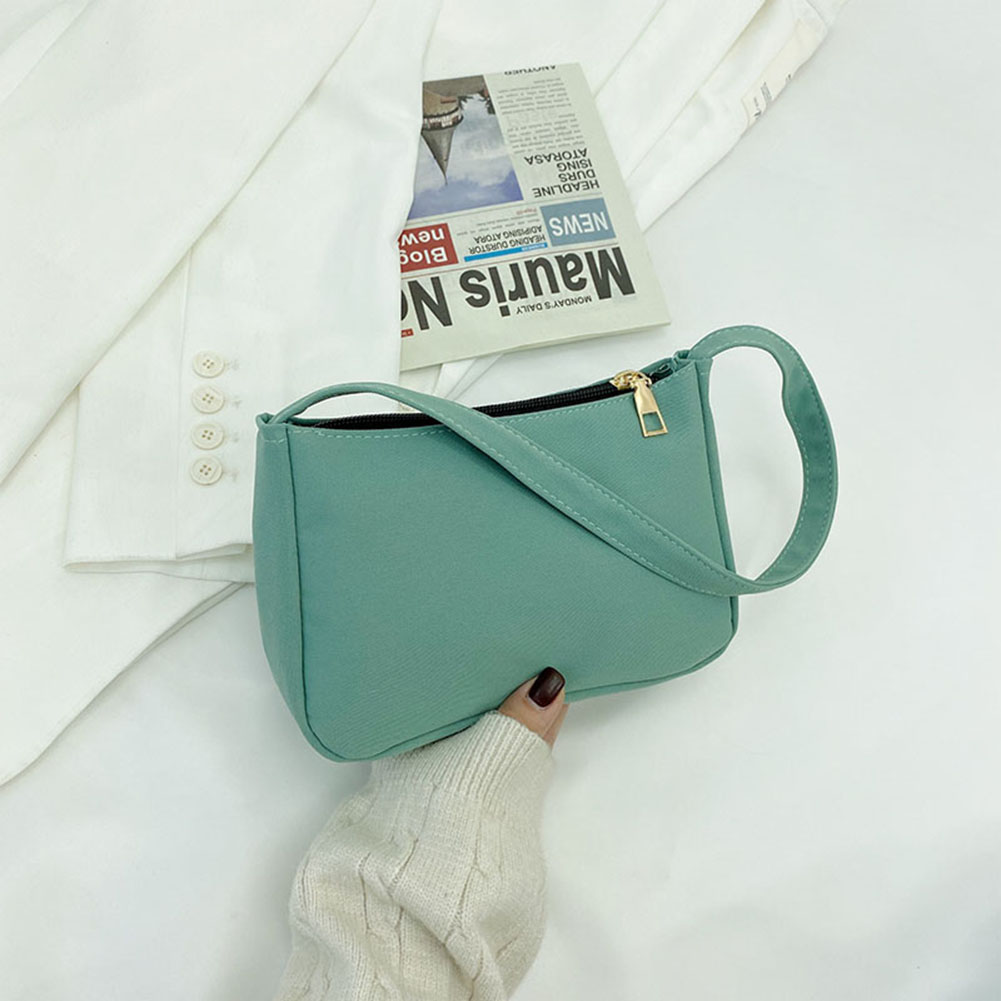 QWINEE Women's Colorblock Underarm Shoulder Bag - Casual Elegant Handbag, Adjustable Strap