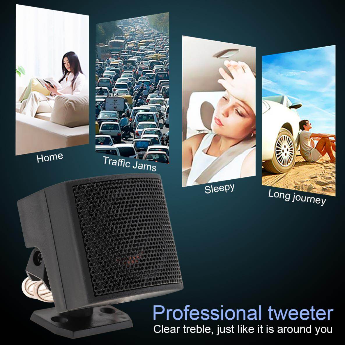 Loa tweeter OEM mini TP-008A 500W hiệu quả cao cho hệ thống âm thanh xe hơi (1 đôi)-INTL