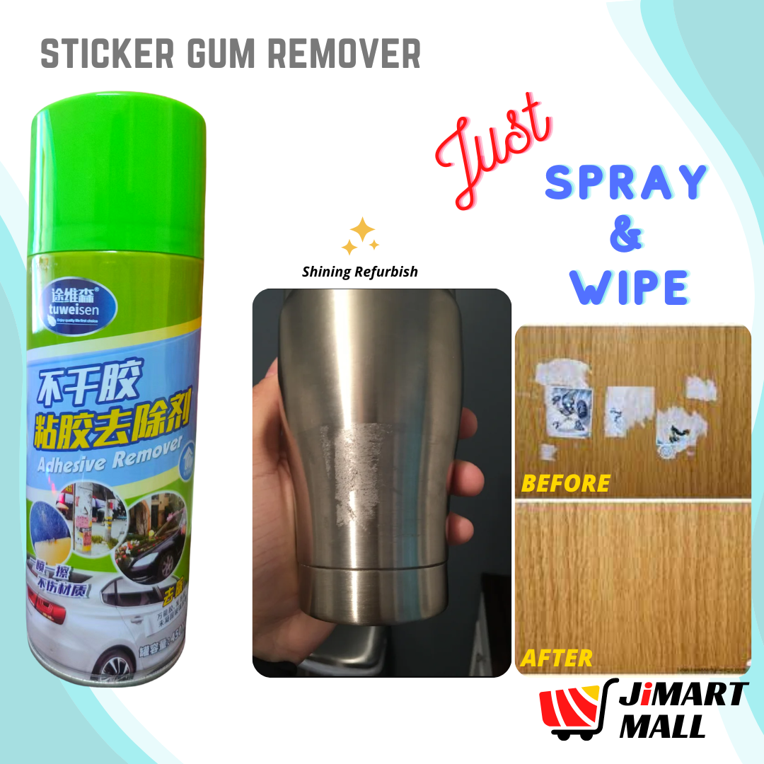 TUWEISEN Quick Label Sticker Gum Remover Kit Glue Tape Styrofoam