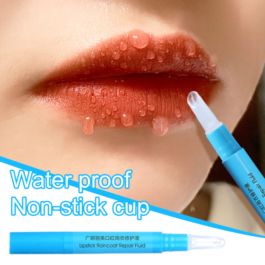 Lipstick Fixed Color Lip Glaze Raincoat Translucent Lipstick Fixative Gel Lips Color Fixing