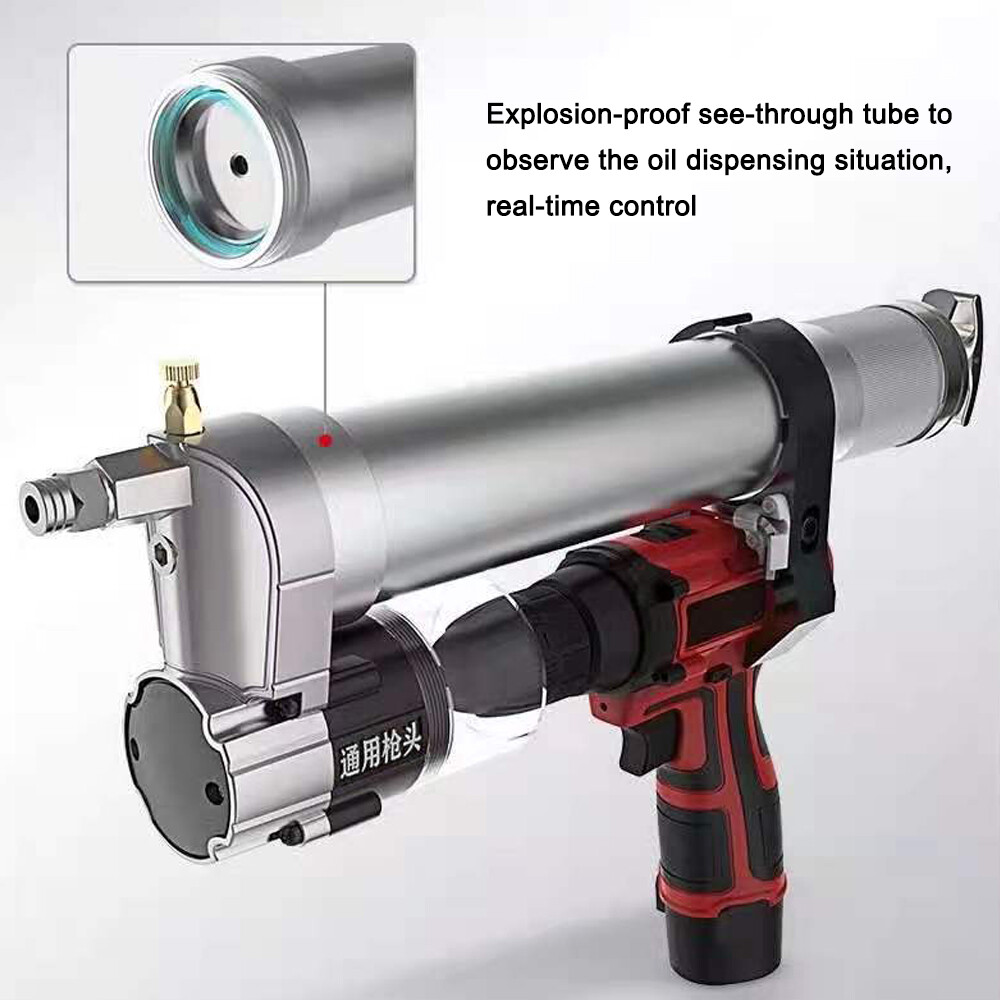 Cảm Biến Thông Minh Máy Bơm Mỡ Loại Kết Hợp Chạy Điện Lithium Đầu Mũi Nhọn Loại Tách Phụ Kiện Thiết Bị Bơm Dầu Bôi Trơn Tự Động Áp Suất Cao