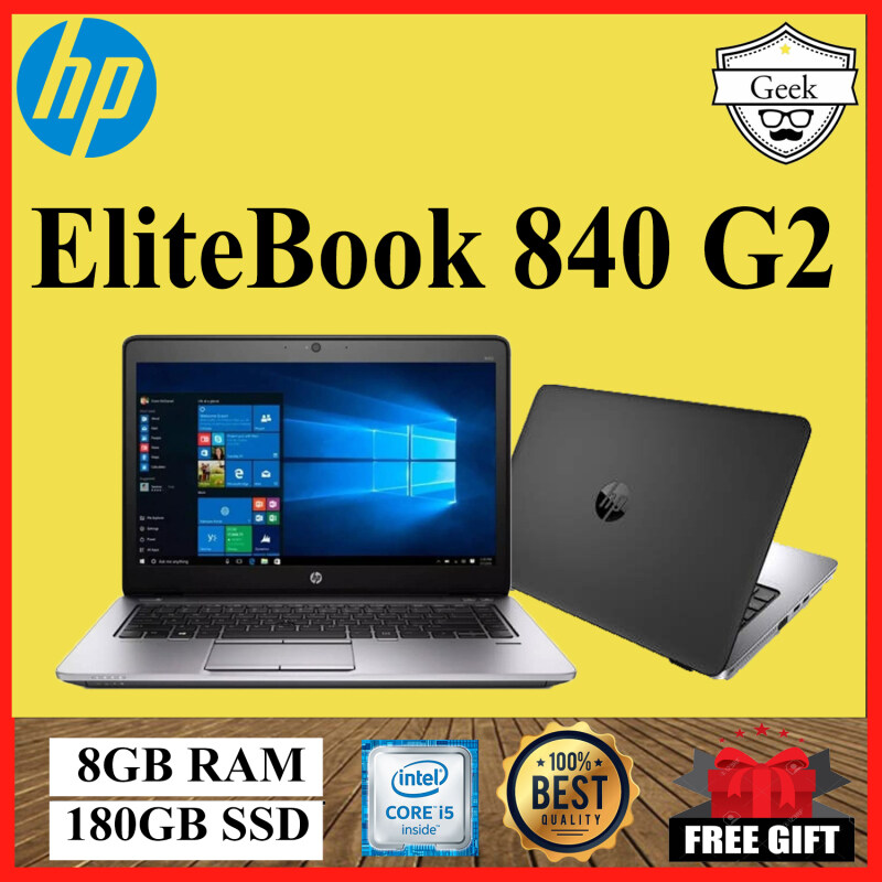 ⭐Hari Raya Offer⭐ HP EliteBook 840 G2 - Intel Core i5-5th Gen - 8GB RAM - 180GB SSD 14 INCH Malaysia