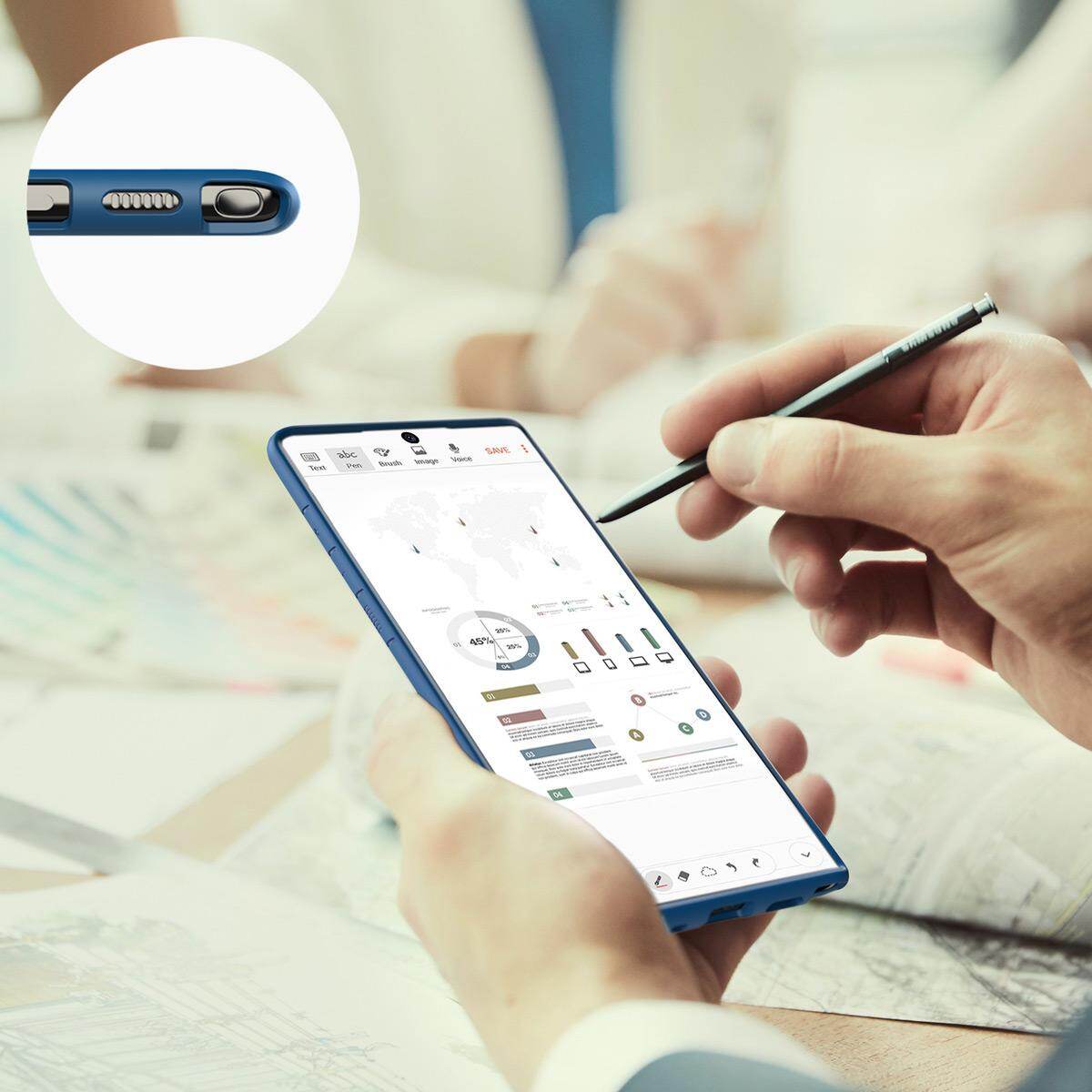 Dành Cho Samsung Galaxy Note 10 + Plus/5G Vỏ Bọc SUPCASE Ubstyle TPU & Lai PC Ốp Trong Suốt Bảo Vệ Ốp Lưng Điện Thoại Samsung