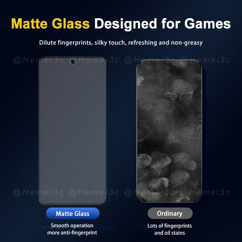 For Google Pixel 8 Pro HD /  Matte  Full / Non-full Coverage Explosion-proof Tempered Glass Screen Protector