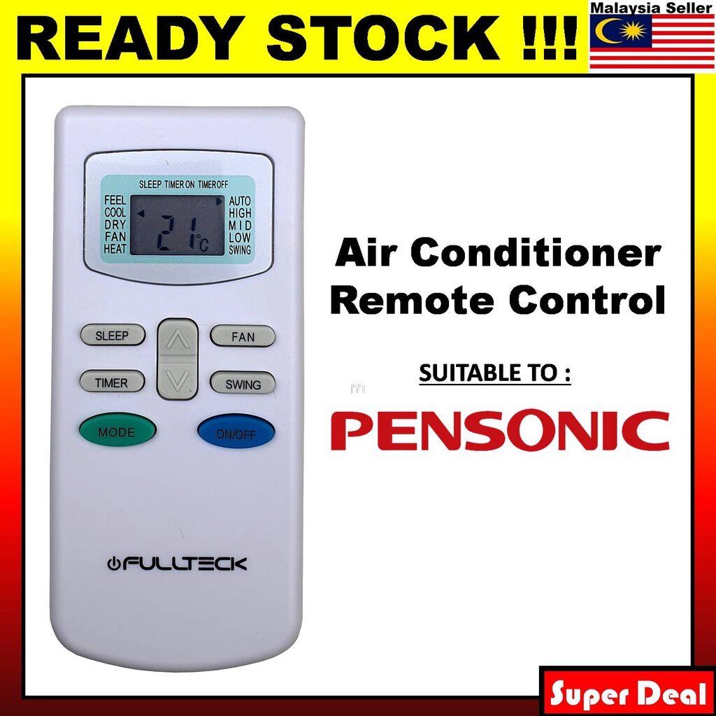 PENSONIC Air Cond Aircon Aircond Remote Control Replacement Lazada