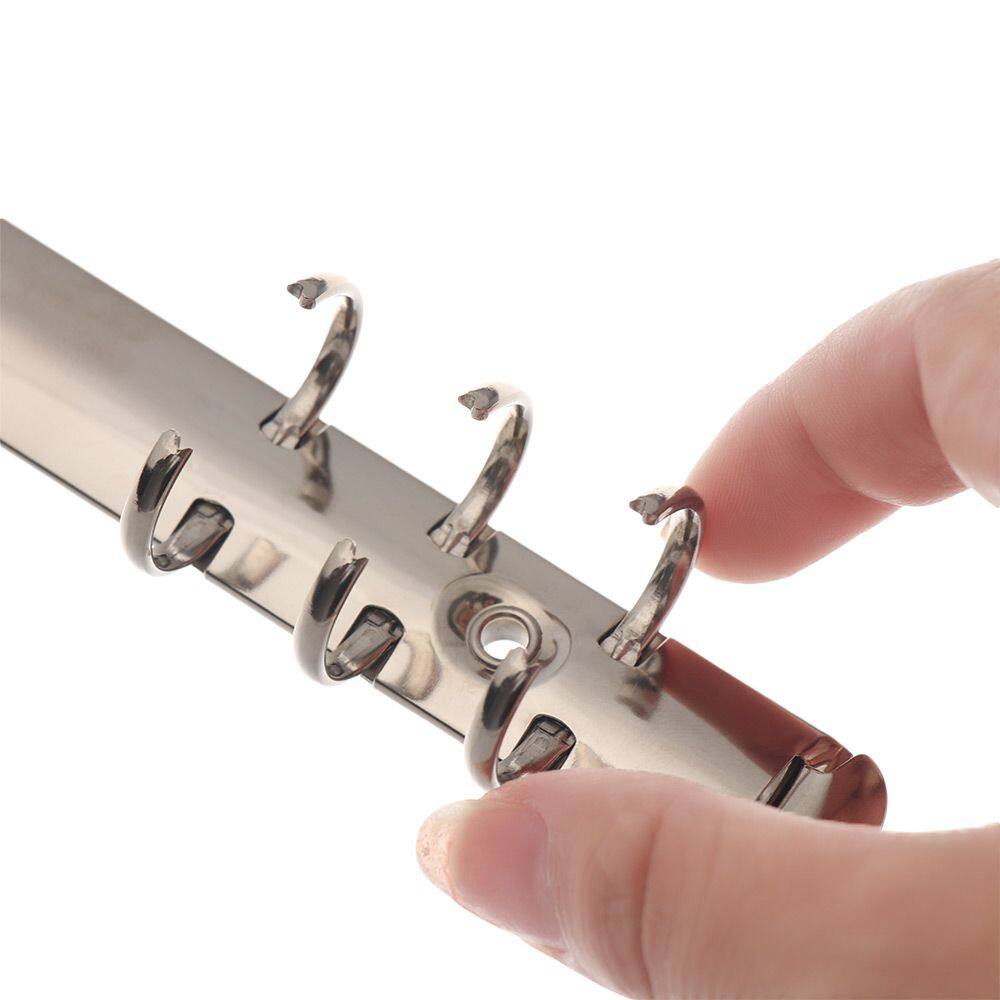 A5/A6/A7 New Metal Accessory DIY Notepad Ring Binder Loose-leaf File Folder Binder Clip Notebook Binding Hoops