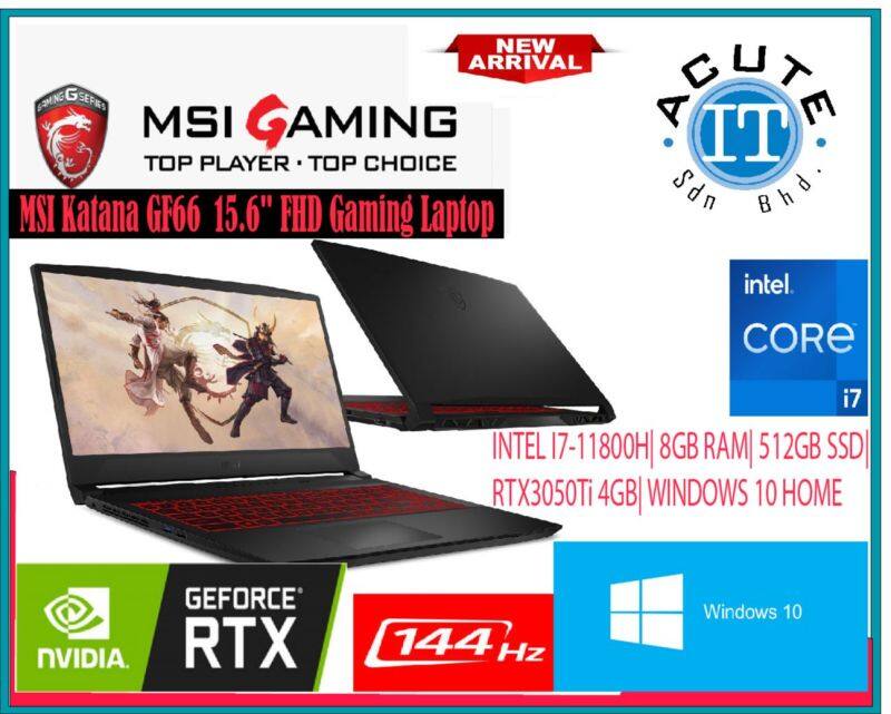 MSI GF66 11UD 078 15.6 FHD 144Hz Gaming Laptop Malaysia