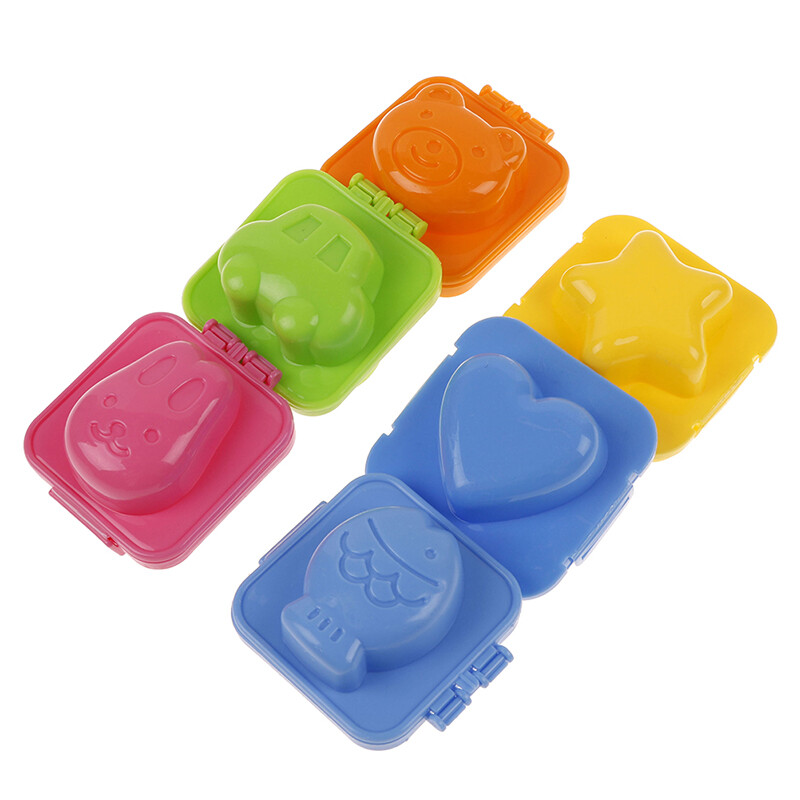 [Sirola] Cartoon Sushi Maker Boiled Egg Rice Roll Mold Kitchen DIY Chef Rice Ball
