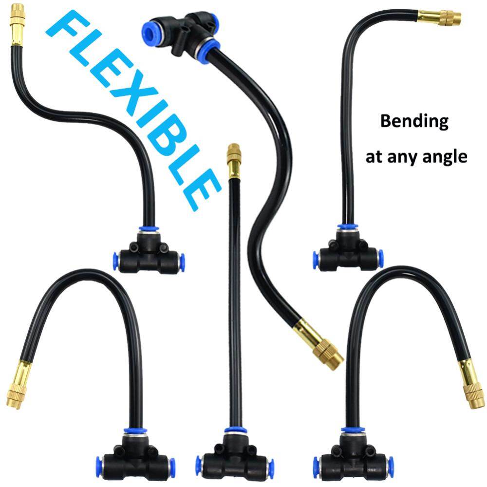 【NEW】 5M/10M Automatic Watering Kit with 20cm Rotating Copper Nozzle Atomizing Sprayer Adjustable Misting System Kit for Garden/Lawn/Agricultural Irrigation