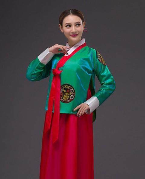Children Girls Korea Traditional Hanbok Old Dress Uniform Costume