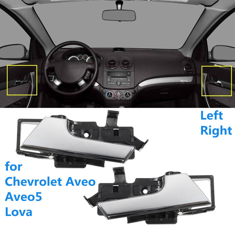 1pcs Left Right Front Rear Car Interior Door Handle Inside Grab Handle Frame Cover For Chevrolet Aveo 07-11 Aveo5 Lova Pontiac G3 OE: 96462709 /10
