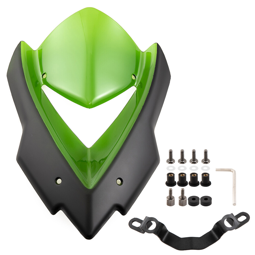 Kính chắn gió xe máy kính chắn gió Viser Visor tấm rẽ gió cho Kawasaki Z1000 2014 2015 2016 2017 2018 2019 Z-1000 Z 1000 bóng đôi